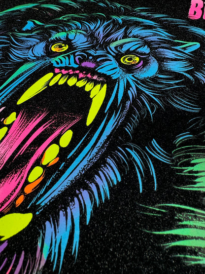 Werewolf Parody Blacklight Print
