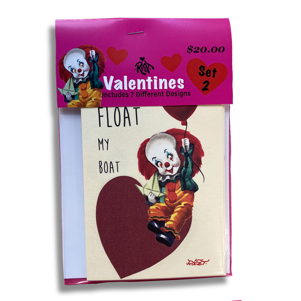 Set 2: Horror Valentine Cards