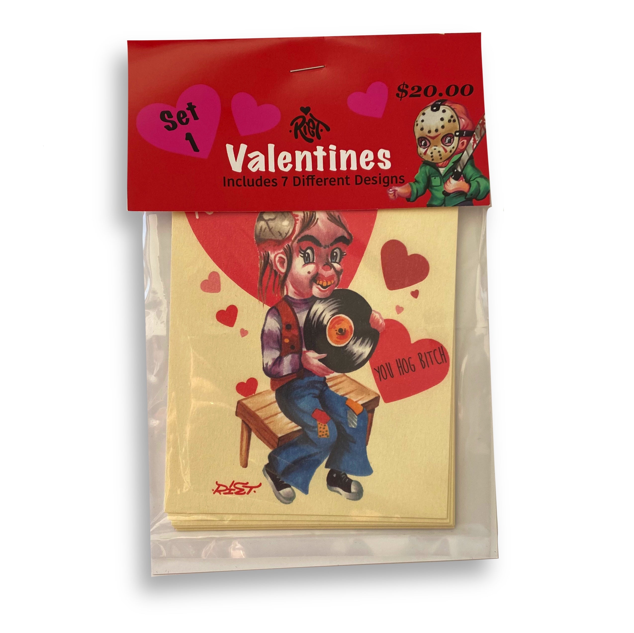 Set 1: Horror Valentine Cards