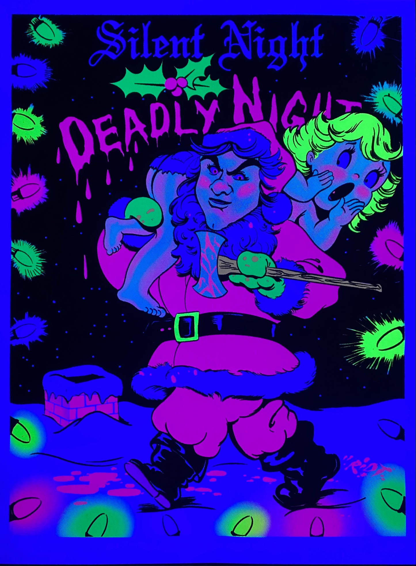 Punish " Variant" Blacklight Parody Print