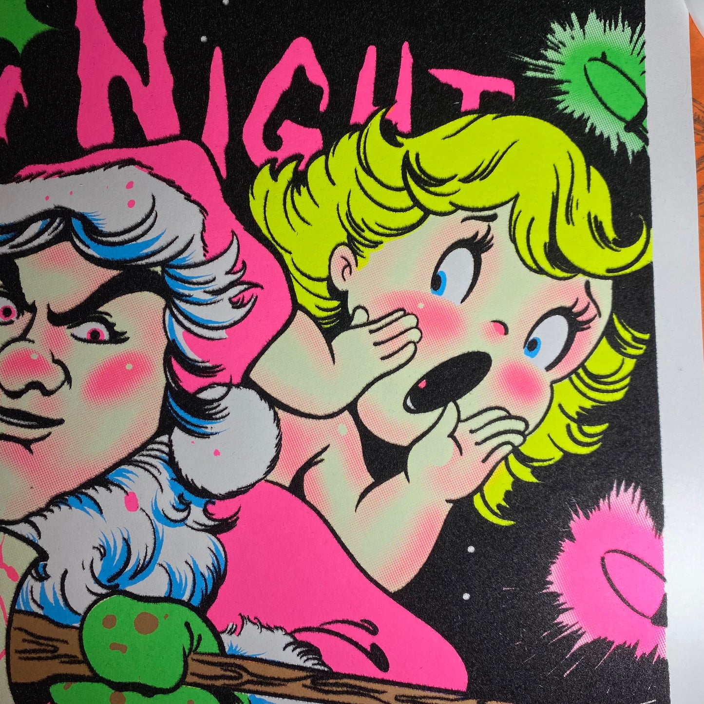 Punish " Variant" Blacklight Parody Print