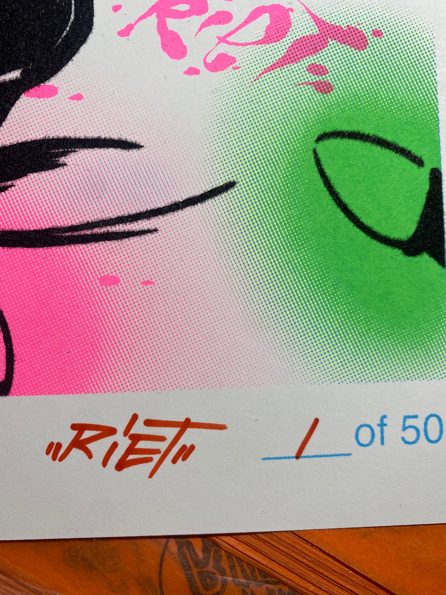 Punish " Variant" Blacklight Parody Print