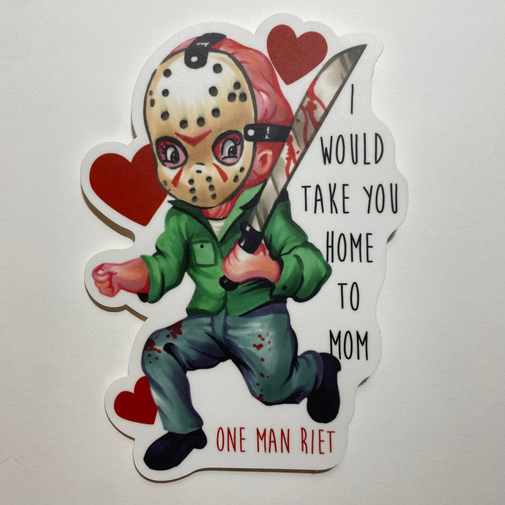 Mama's Boy Parody Sticker