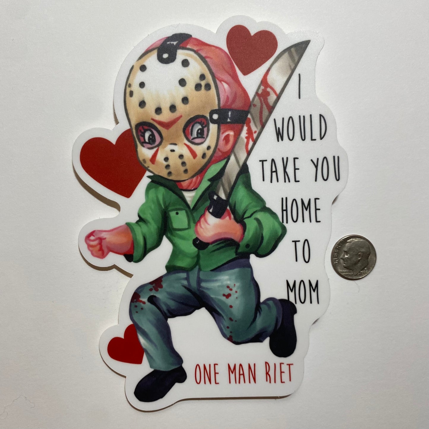 Mama's Boy Parody Sticker