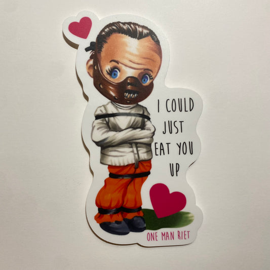 Muzzle Man Parody Sticker