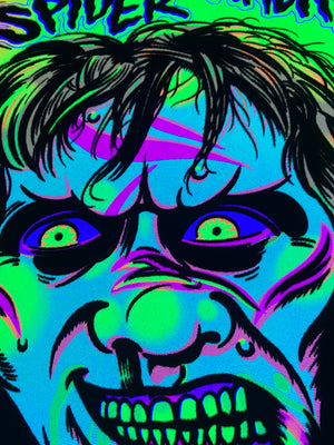 "Spider Walker" Blacklight Parody Print
