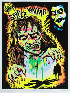 "Spider Walker" Blacklight Parody Print