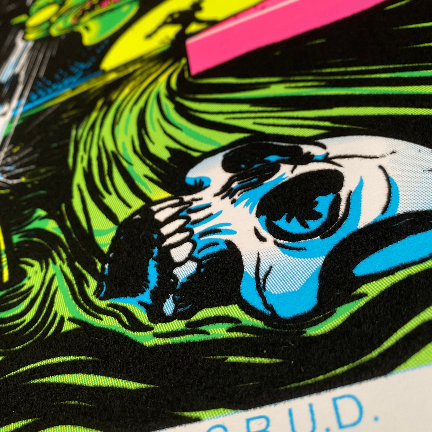 C.R.U.D. BlackLight Parody Print