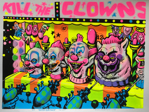 Kill The Klowns Parody BlackLight Print