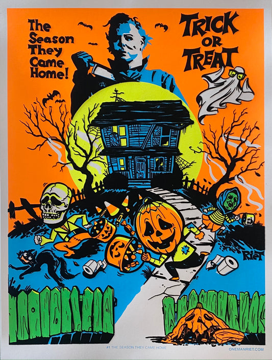 "The Season They Came Home" BlackLight Parody Print