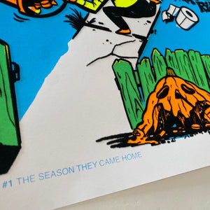 "They Season They Came Home" BlackLight Parody Print