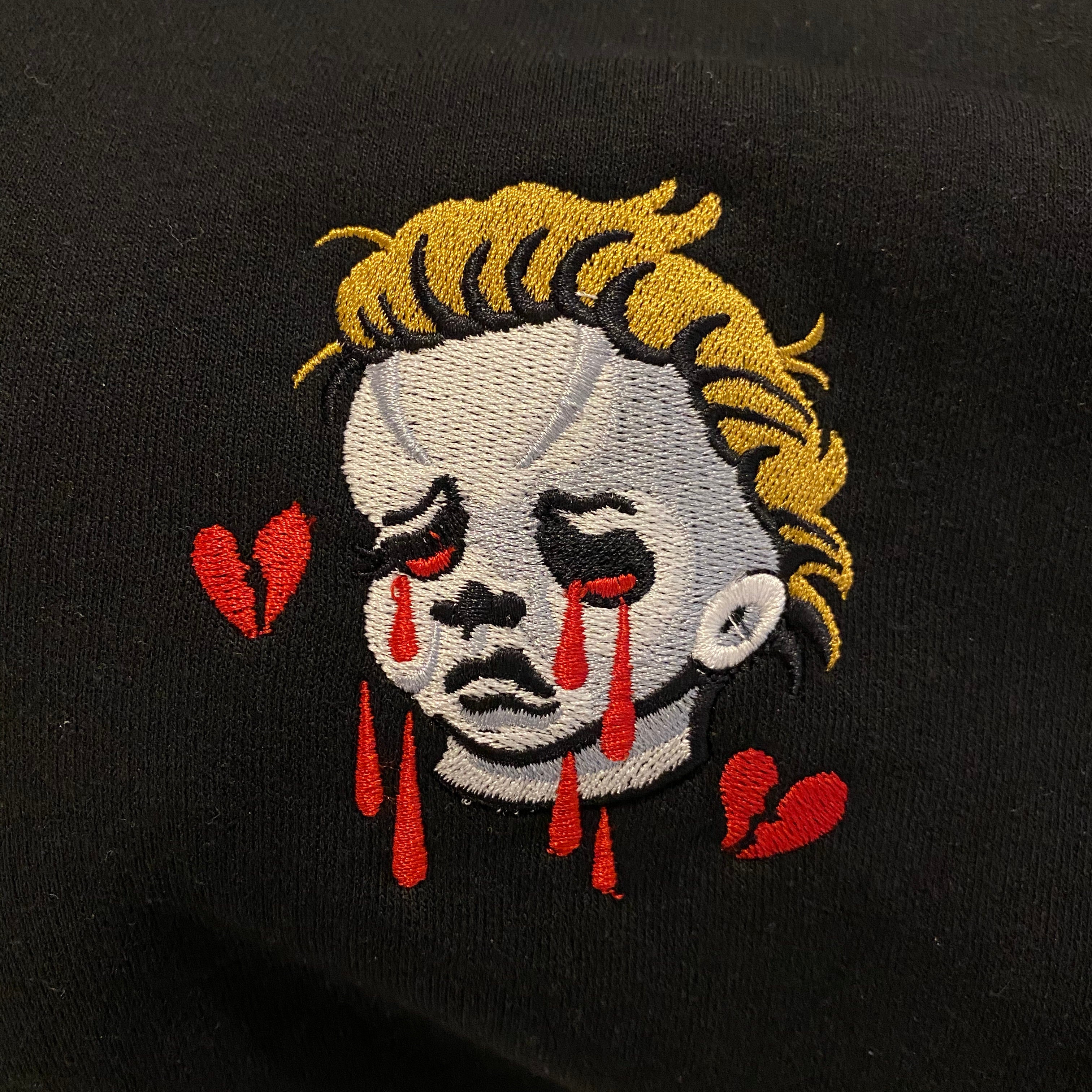 Embroidered Blood Tears parody Unisex Sweatshirt