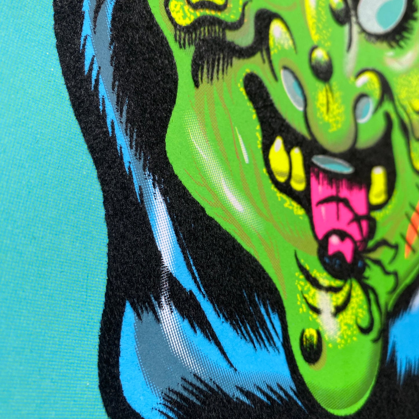 Scream Queen Killer & Friends Parody Blacklight Print