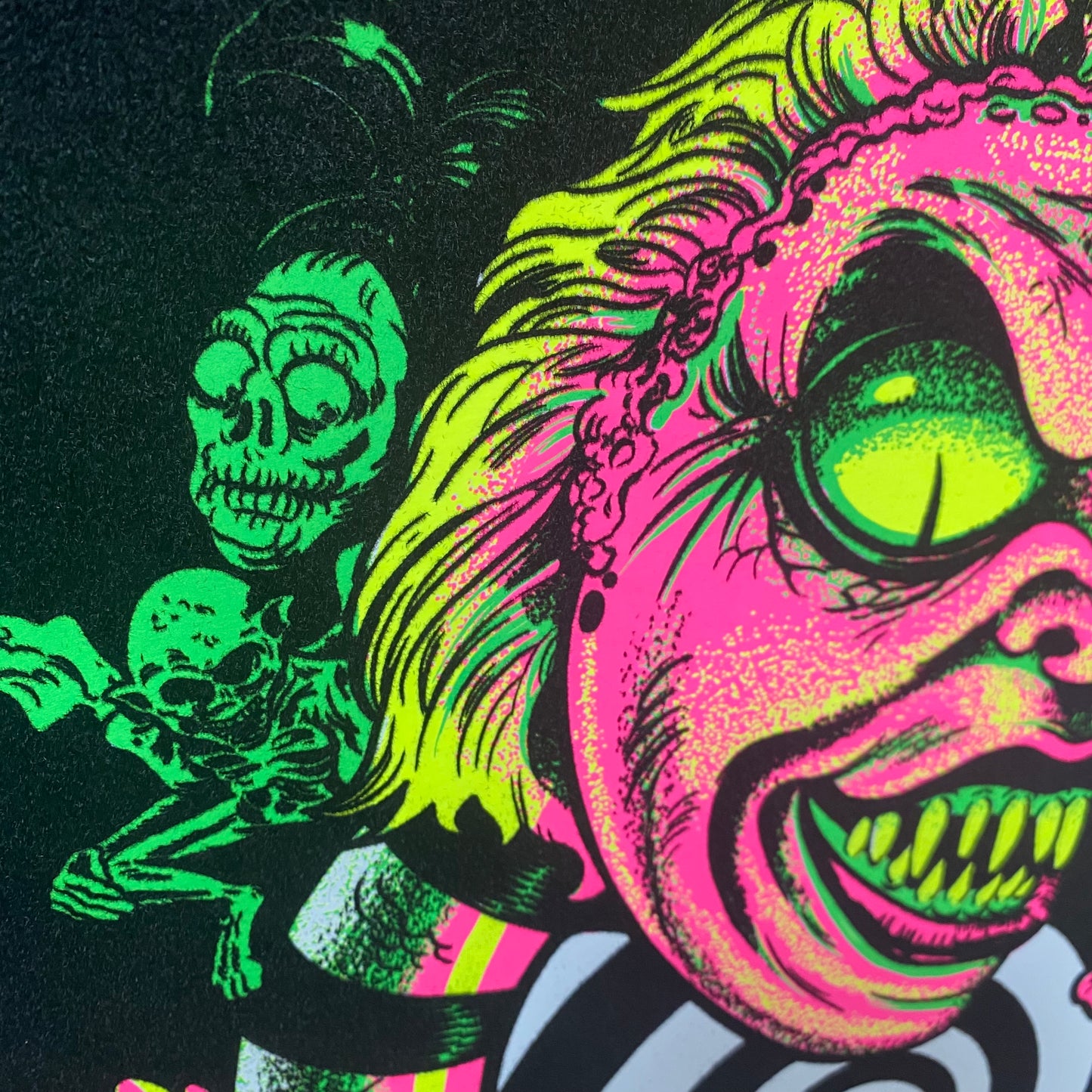 WormHole Parody Blacklight Print