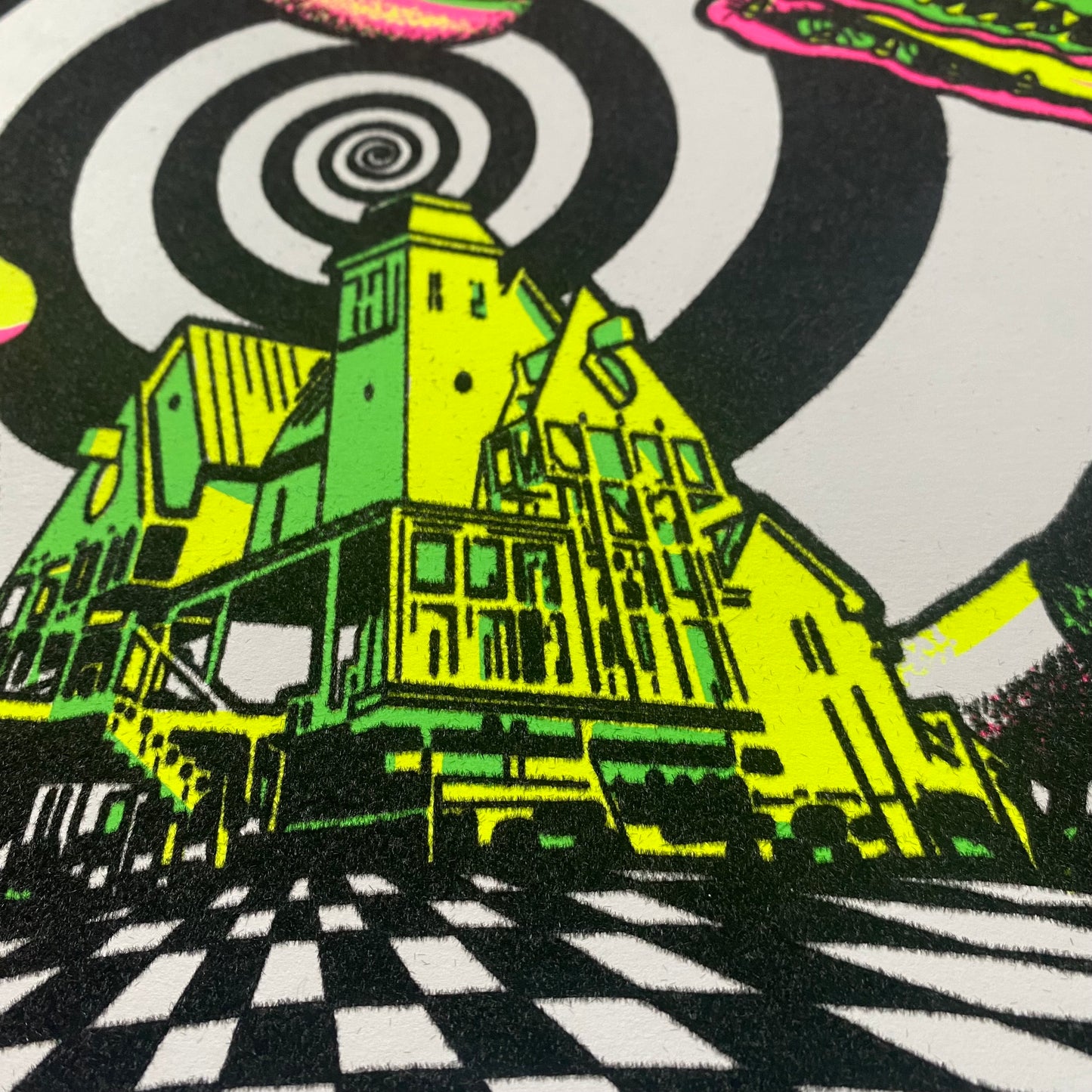 WormHole Parody Blacklight Print