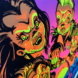 "BoardWalk Blood Sucker" Blacklight Parody Print