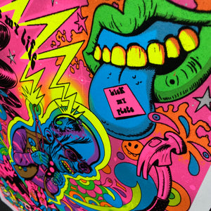 Nam FlashBack 2.0 Blacklight Parody  Print