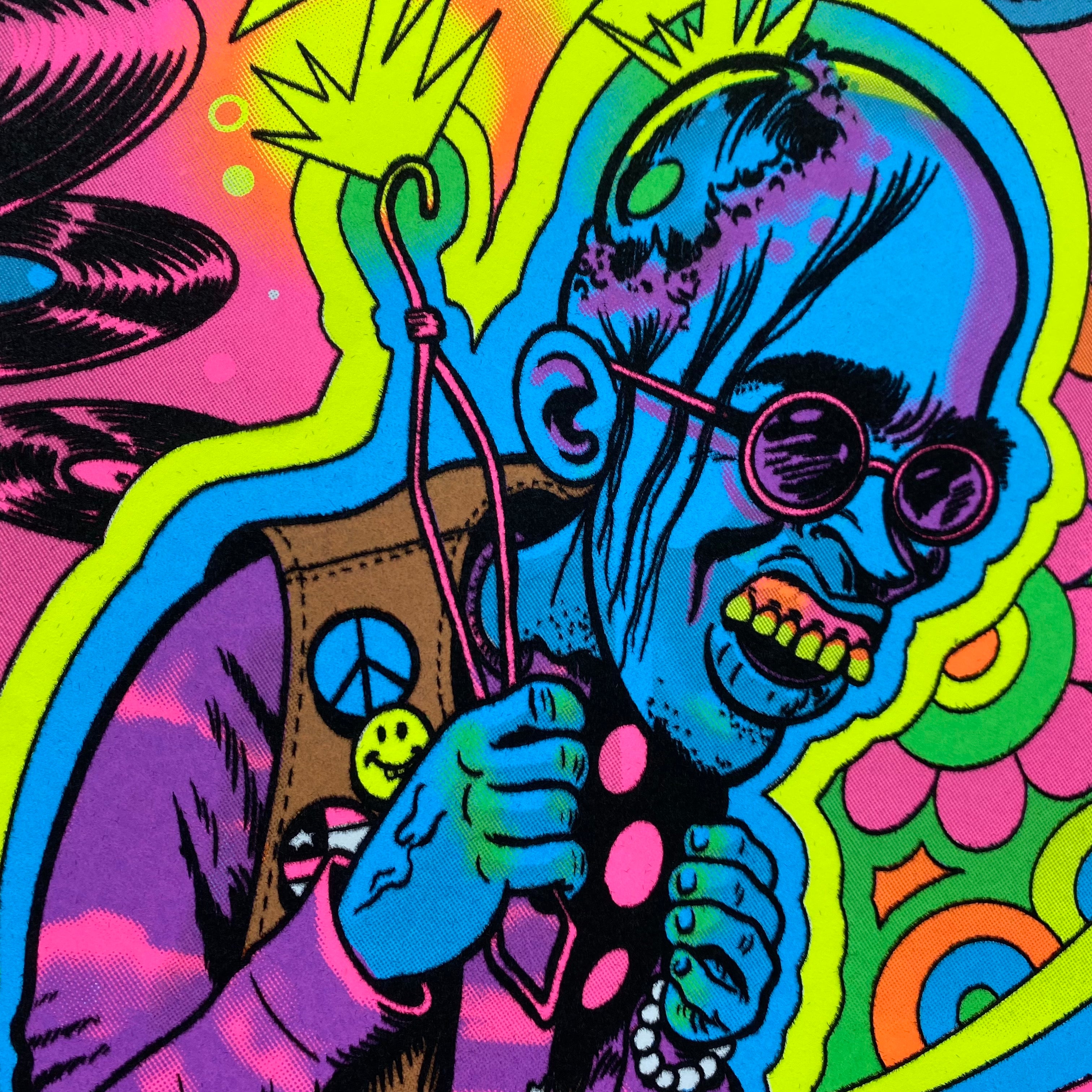 Nam FlashBack 2.0 Blacklight Parody  Print