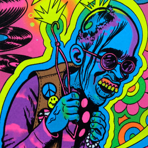 Nam FlashBack 2.0 Blacklight Parody  Print