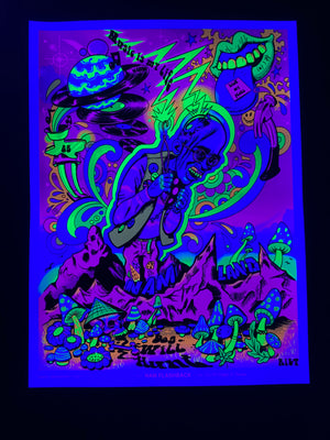 Nam FlashBack 2.0 Blacklight Parody  Print