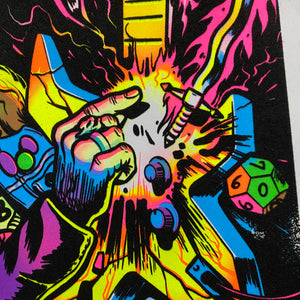 "Obey Your Master" Blacklight Parody Print