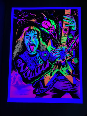 "Obey Your Master" Blacklight Parody Print