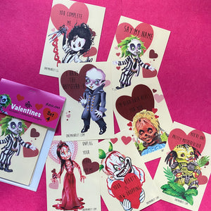 Set 4: Horror Valentine Cards