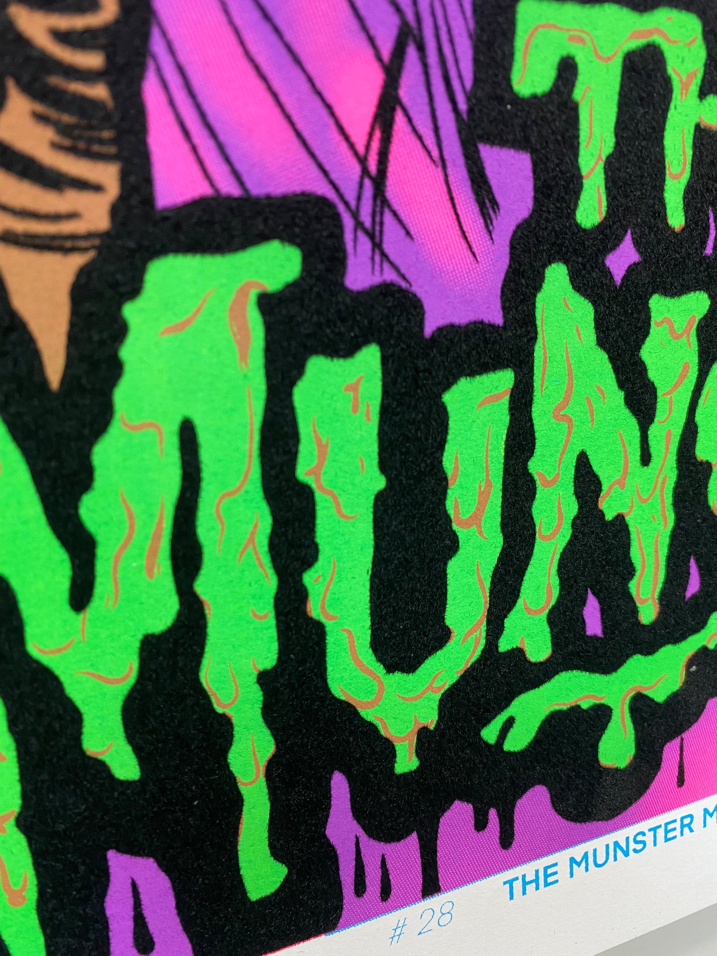 Rob Zombie's "The Munster" Blacklight Parody Print
