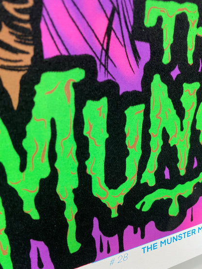 Rob Zombie's "The Munster" Blacklight Parody Print