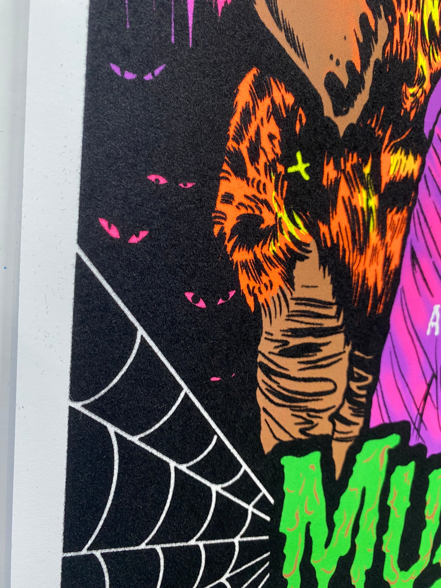Rob Zombie's "The Munster" Blacklight Parody Print