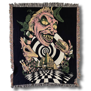 Checkered  Parody Throw Blanket/ Tapestry