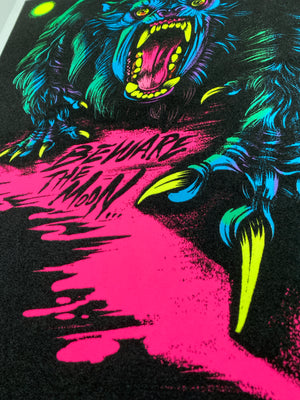 American Werewolf in London Blacklight poster 