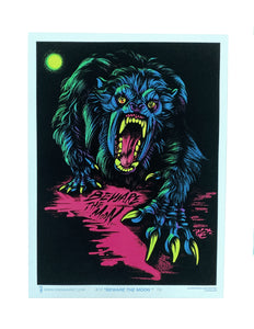 American Werewolf in London Blacklight poster 