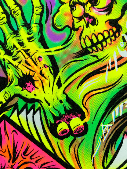 Evil Dead 2 Blacklight poster bruce campbell