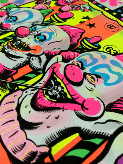 Killer Klowns from Outer Space blacklight poster